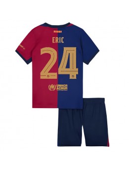 Barcelona Eric Garcia #24 Heimtrikotsatz für Kinder 2024-25 Kurzarm (+ Kurze Hosen)